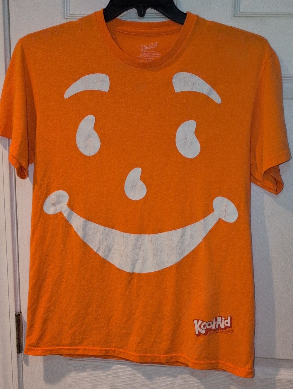 Unisex Orange Smile Graphic Tee